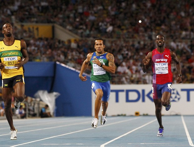 semifinal 200m livres Bruno Lins mundial de atletismo Daegu (Foto: Reuters)