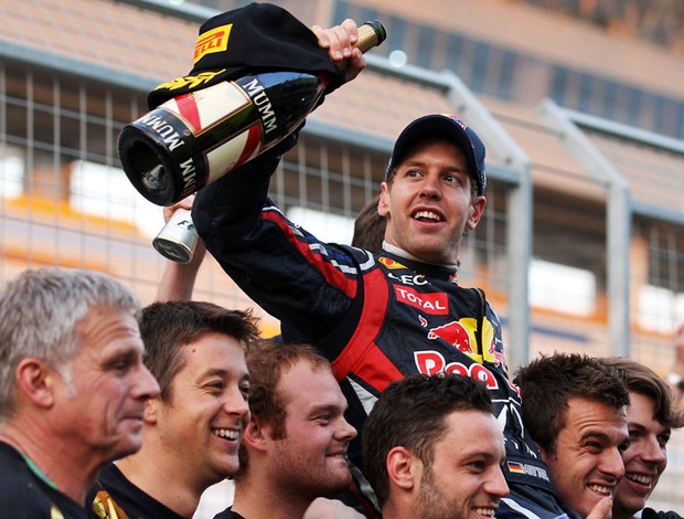 Sebastian Vettel RBR GP da Coreia do Sul vitória Yeongam (Foto: Getty Images)