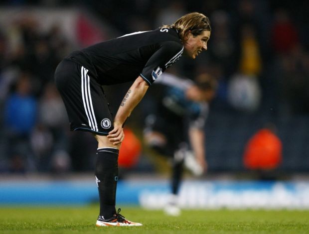 Fernando Torres Chelsea Blackburn (Foto: Agência AP)
