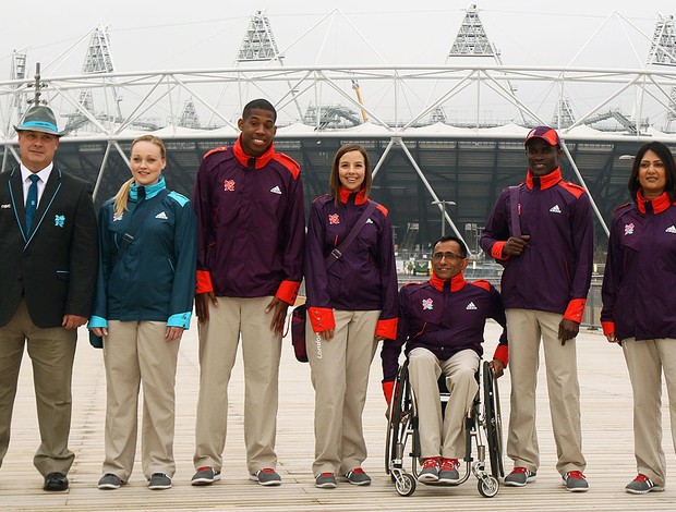 apresentação dos uniformes para Londres 2012 (Foto: Getty Images)