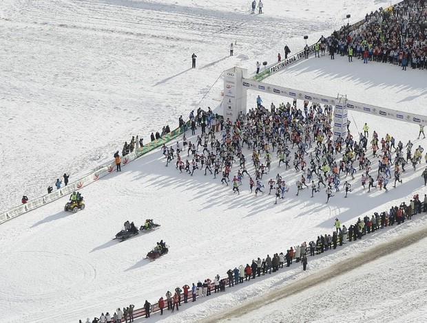 Corrida 6km na neve (Foto: Getty Images)