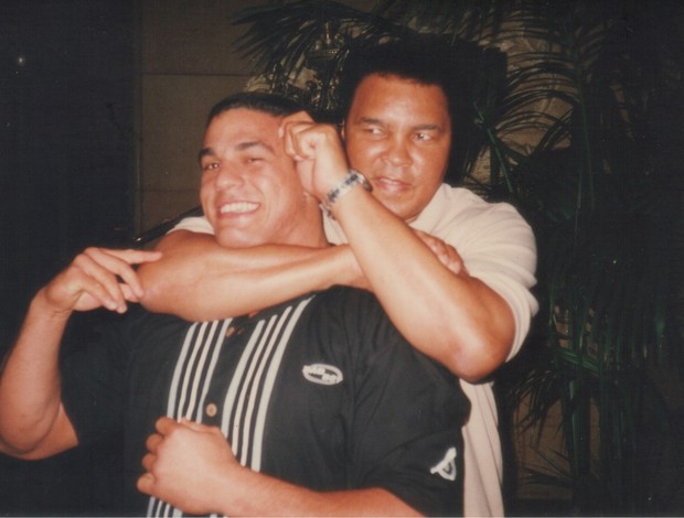 Vitor Belfort e Muhammad Ali (Foto: Arquivo Pessoal)