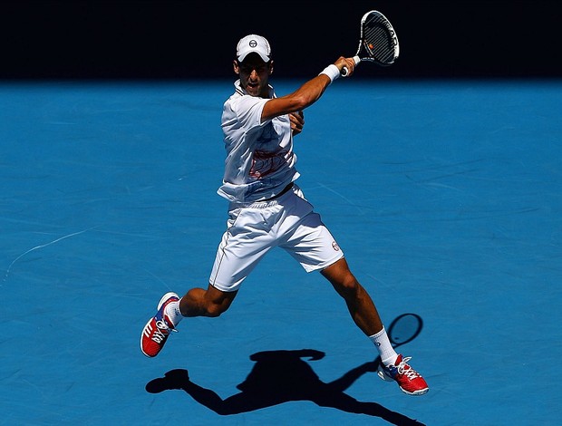 Novak Djokovic tênis Australian Open 1r (Foto: Getty Images)