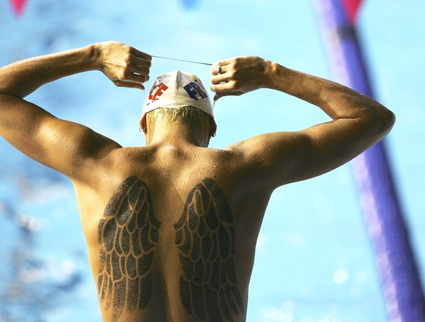 natação Amaury Leveaux tatuagem tatoo corrida (Foto: Getty Images)