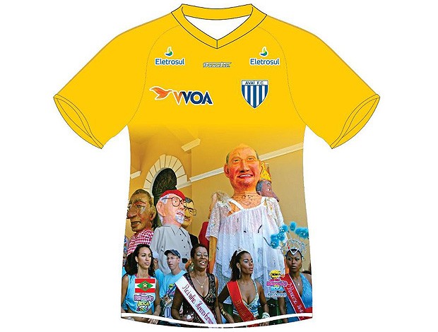 Camisa Avaí carnaval (Foto: Facebook)