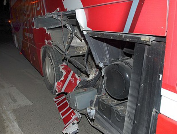 Samsunspor acidente ônibus (Foto: Divulgação/Site Oficial Samsunspor  )