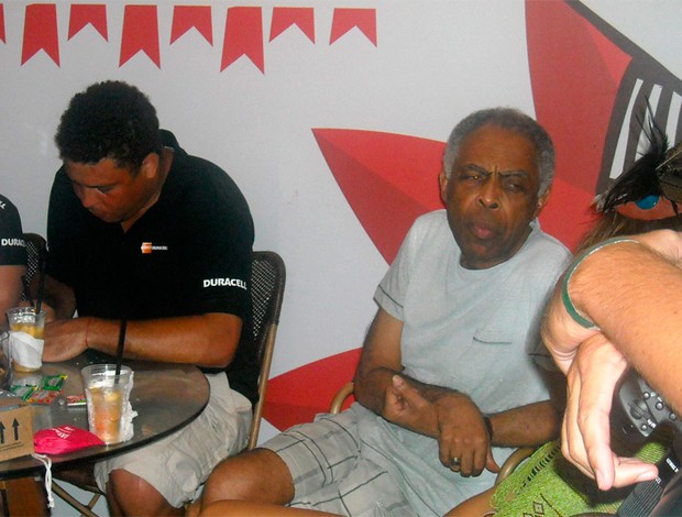 ROnaldo e Gilberto Gil (Foto: Lilian Marques/G1)