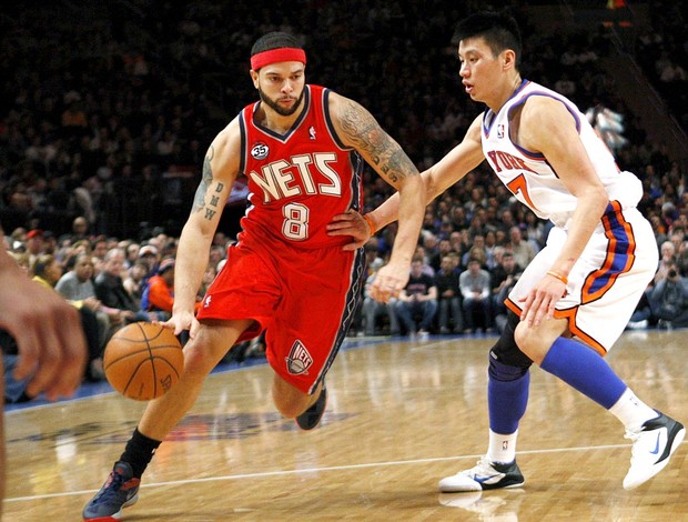 Deron Williams New Jersey Nets Jeremy Lin New York Knicks NBA (Foto: Reuters)