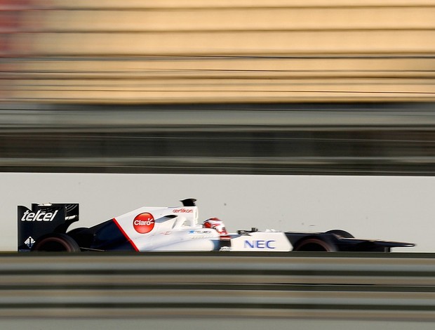 Kamui Kobayashi Sauber testes Barcelona (Foto: Getty Images)