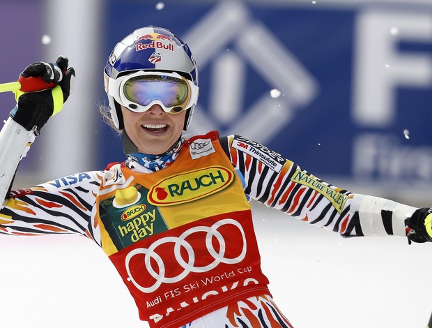 Lindsey Vonn Copa do Mundo Bulgária ski (Foto: Reuters)