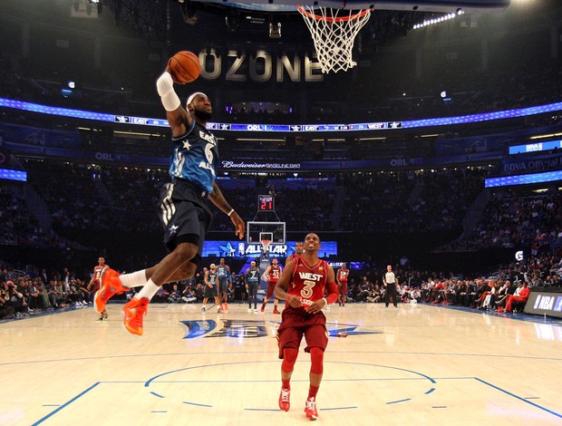 basquete nba all star lebron james e chris paul (Foto: agência Getty Images)