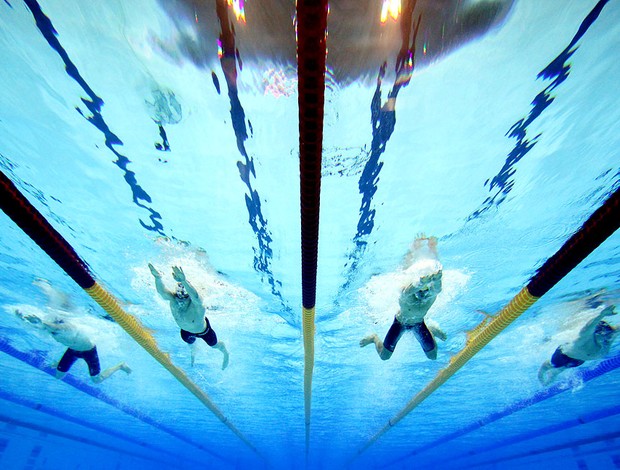 seletiva de natação em Londres no Aquatics Center Olimpíadas (Foto: Getty Images)