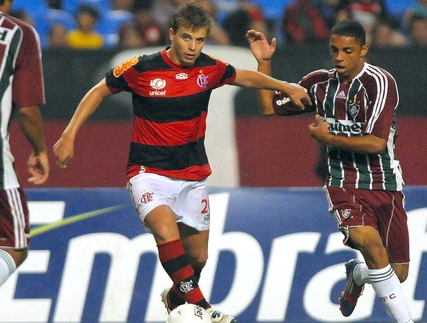 Thomas do Flamengo na partida contra o Fluminense (Foto: André Portugal / Vipcomm)