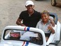 A bordo do carro do filho, Marcelinho Paraíba celebra estabilidade no Sport