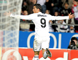 Cristiano Ronaldo comemora gol do Real Madrid