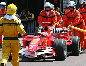 Schumacher Mônaco Ferrari parada 2006