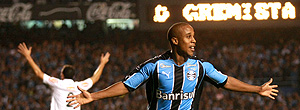 Borges faz três e comanda incrível virada do Grêmio sobre o Santos
 (Agência Estado)