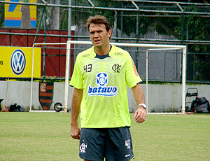 Petkovic no treino do Flamengo 