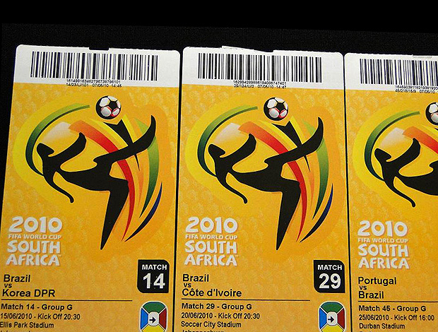ingressos para os jogos do Brasil na Copa do Mundo