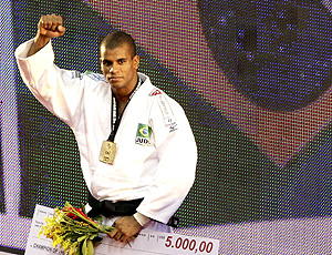 Judô hugo pessanha  durante o Grand Slam Rio de Janeiro
