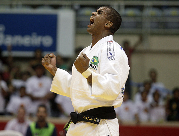 Judô hugo pessanha  durante o Grand Slam Rio de Janeiro