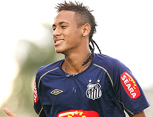 neymar, treino do santos