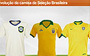 Saiba como o Brasil trocou de roupa ao longo das Copas (Editoria de Arte/GLOBOESPORTE.COM)