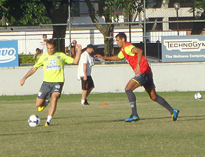 Petkovic no treino do Flamengo