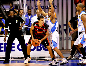basquete final NBB Marcelinho, flamengo, e Valtinho, Brasília