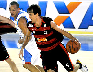 Marcelinho do Flamengo na final da NBB