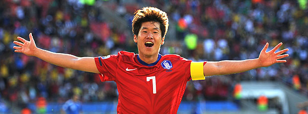Park Ji-Sung comemoração Coreia do Sul
