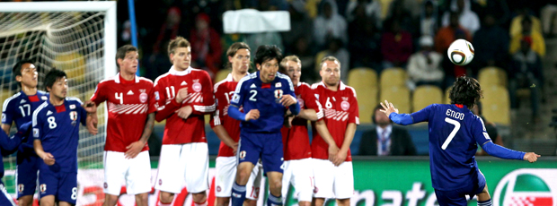 Endo gol Japão X Dinamarca