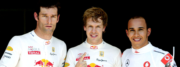 Wide: Poles position GP Europa, Webber, Button e Hamilton