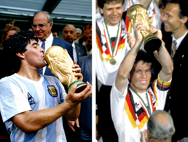 Maradona 1986 e Mathaus 1990