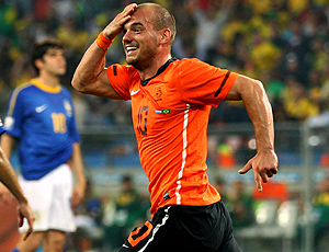 Sneijder brasil x holanda