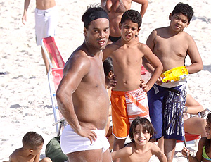 Ronaldinho Gaucho praia