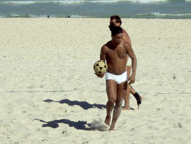 Ronaldinho Gaucho praia