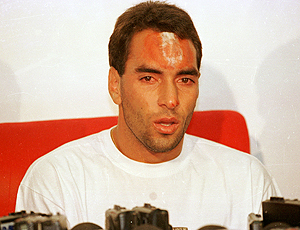 Edmundo, acidente em 1995 (Foto: Futura)