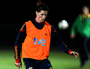 Fernando Torres,  treino Espanha