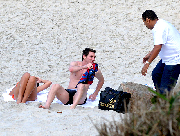 Messi na praia, Rio de Janeiro