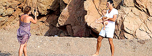 Federer curte férias com a família
em uma ilha no Mar Meditarrâneo (Reprodução / Site Go To Tennis)
