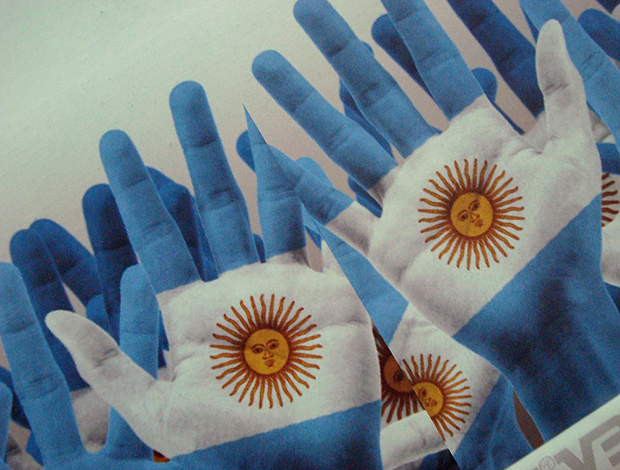 Mãos seleção Argentina vôlei Liga Mundial Córdoba