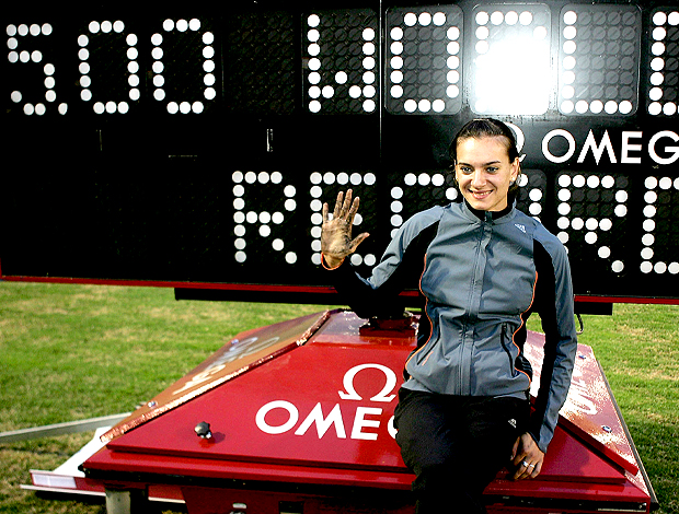 Isinbayeva, recorde 5 metros em julho de 2005, Londres