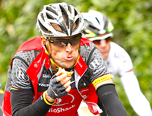 Lance Armstrong no 17º estágio do Tour da França