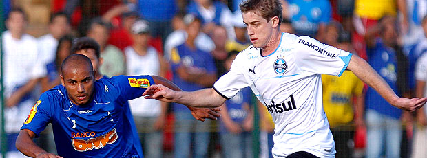 Jonathan no jogo entre Cruzeiro e Grêmio 