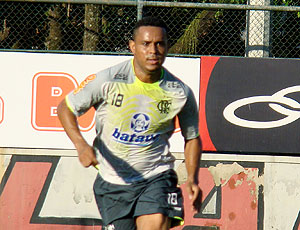 Val Baiano no treino do Flamengo 