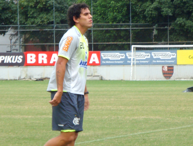Fabrício, treino Flamengo
