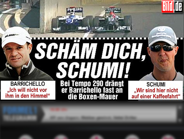 Site Bild.de Schumacher e Rubinho
