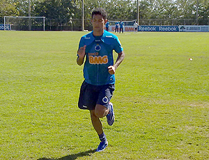 Wallyson, treino Cruzeiro