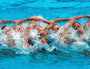 Equipe russa de nado sincronizado campeonato europeu hungria